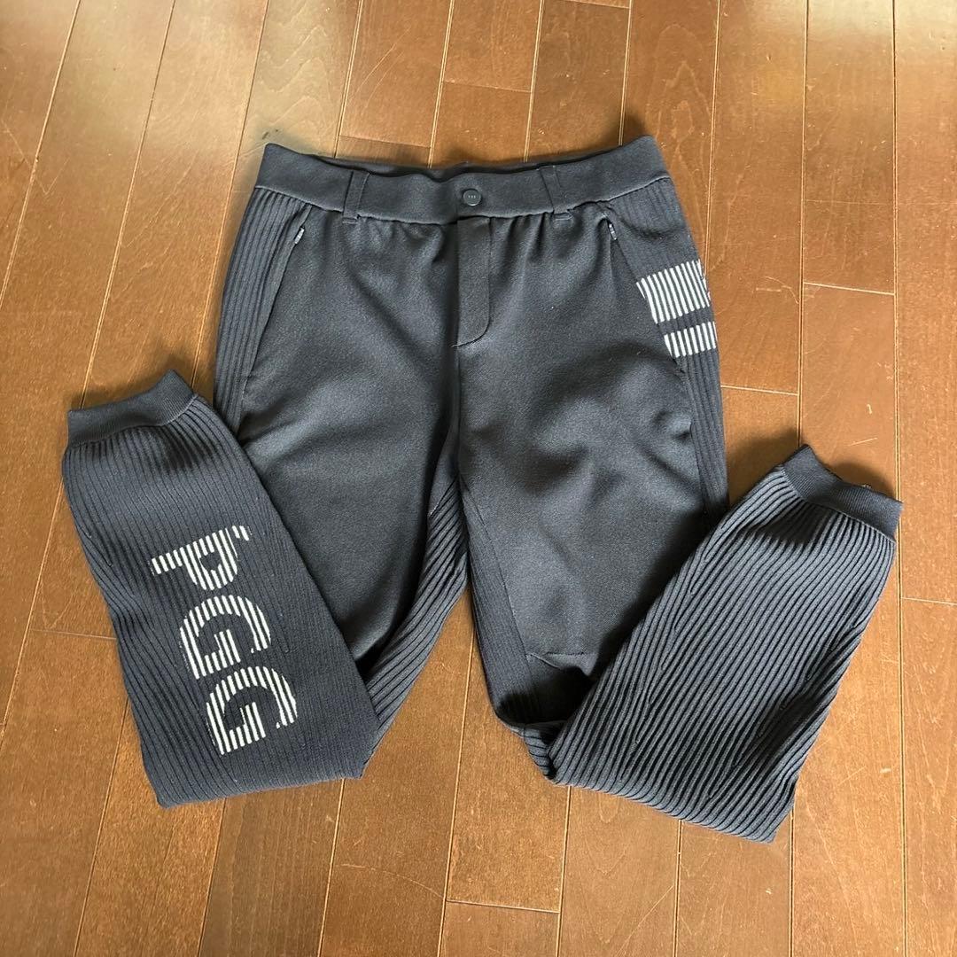 専用です。パーリーゲイツPGGポリエステルヤーンブラックパンツサイズ5