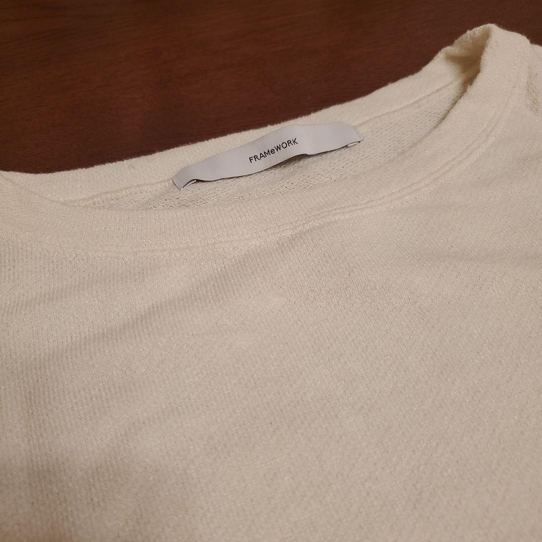 【FRAMeWORK】LINEN TERRY LOOSEプルオーバー
