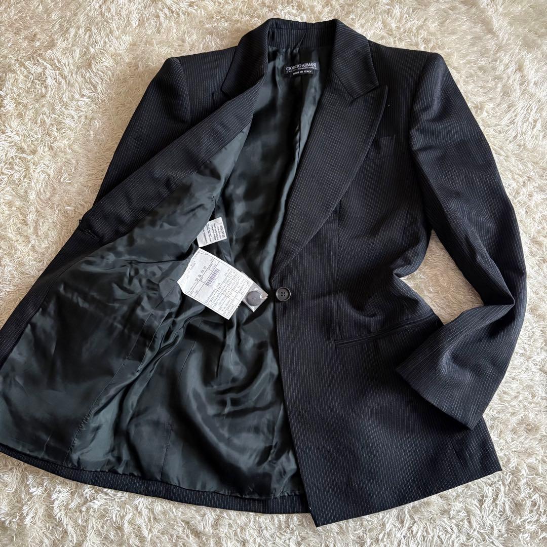 タグ付 GIORGIOARMANI ジョルジオアルマーニ スーツジャケット 38