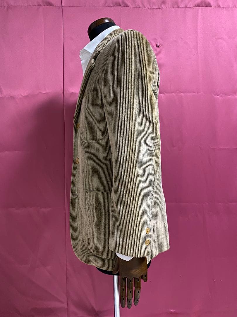 ポップ様ご購入用OBIETTIVOMODA◇メンズコーデュロイスーツセットアップ