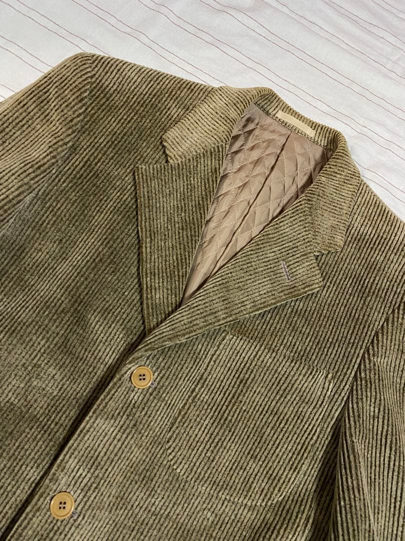 ポップ様ご購入用OBIETTIVOMODA◇メンズコーデュロイスーツセットアップ