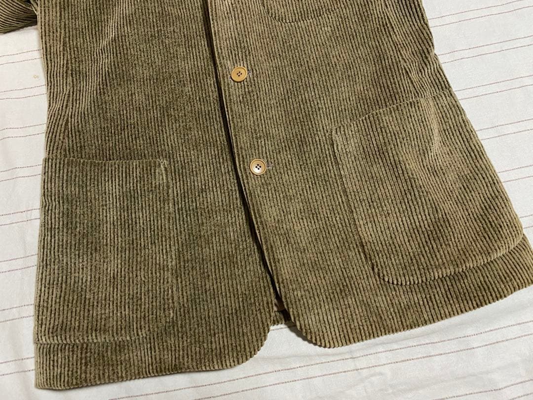 ポップ様ご購入用OBIETTIVOMODA◇メンズコーデュロイスーツセットアップ