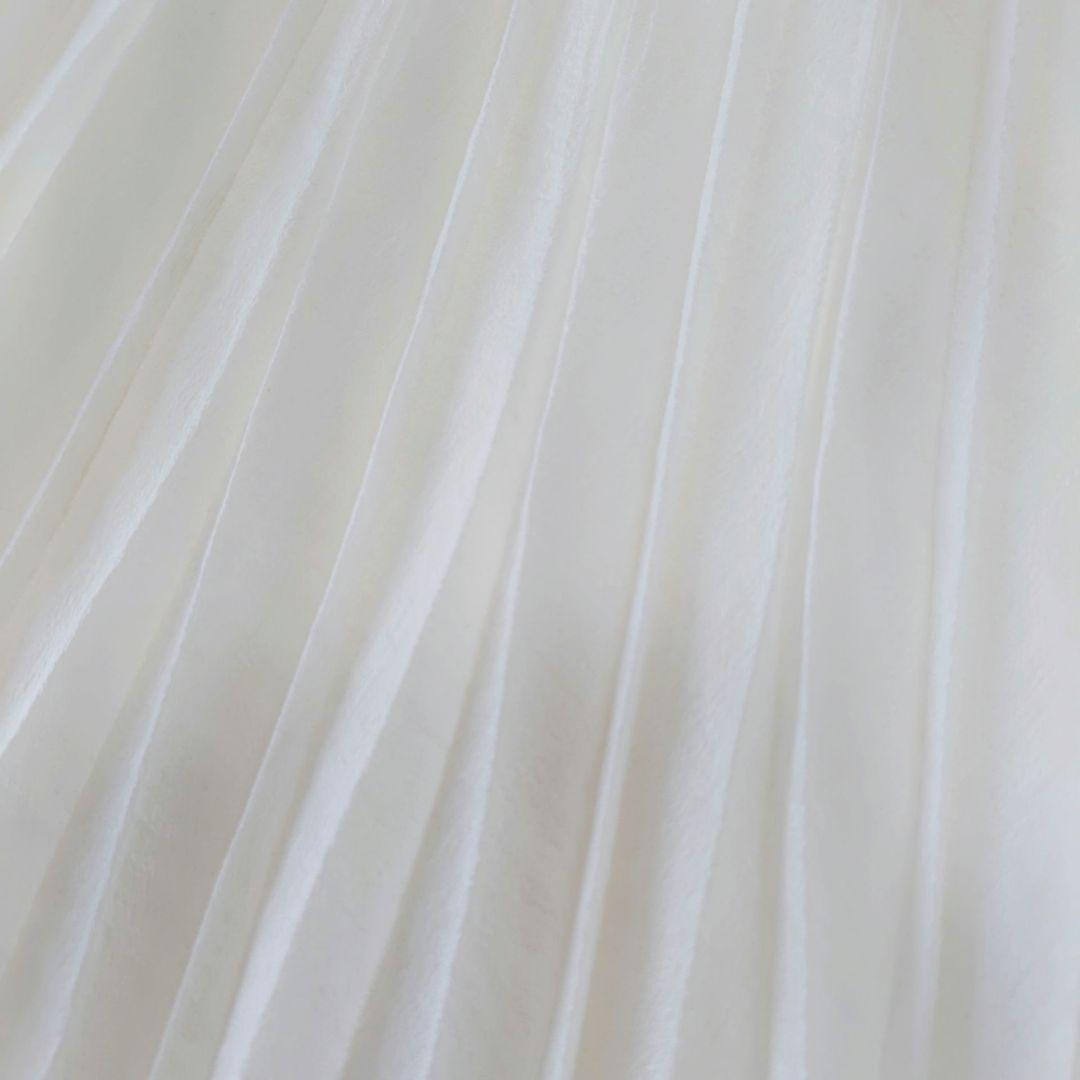 【メロンパン奈様　美品】ANAYI　ロングプリーツスカート ジョーゼット素材