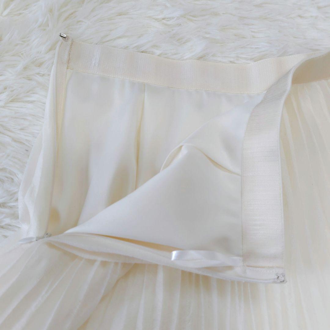 【メロンパン奈様　美品】ANAYI　ロングプリーツスカート ジョーゼット素材