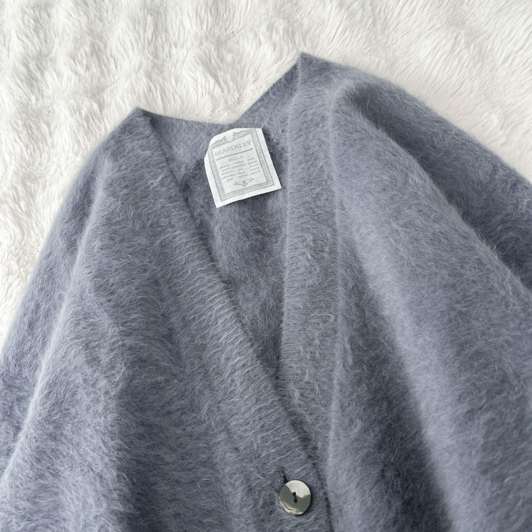 たろり★FOXロングカーデ　カシミヤ　フォックス　ファー　カーディガン