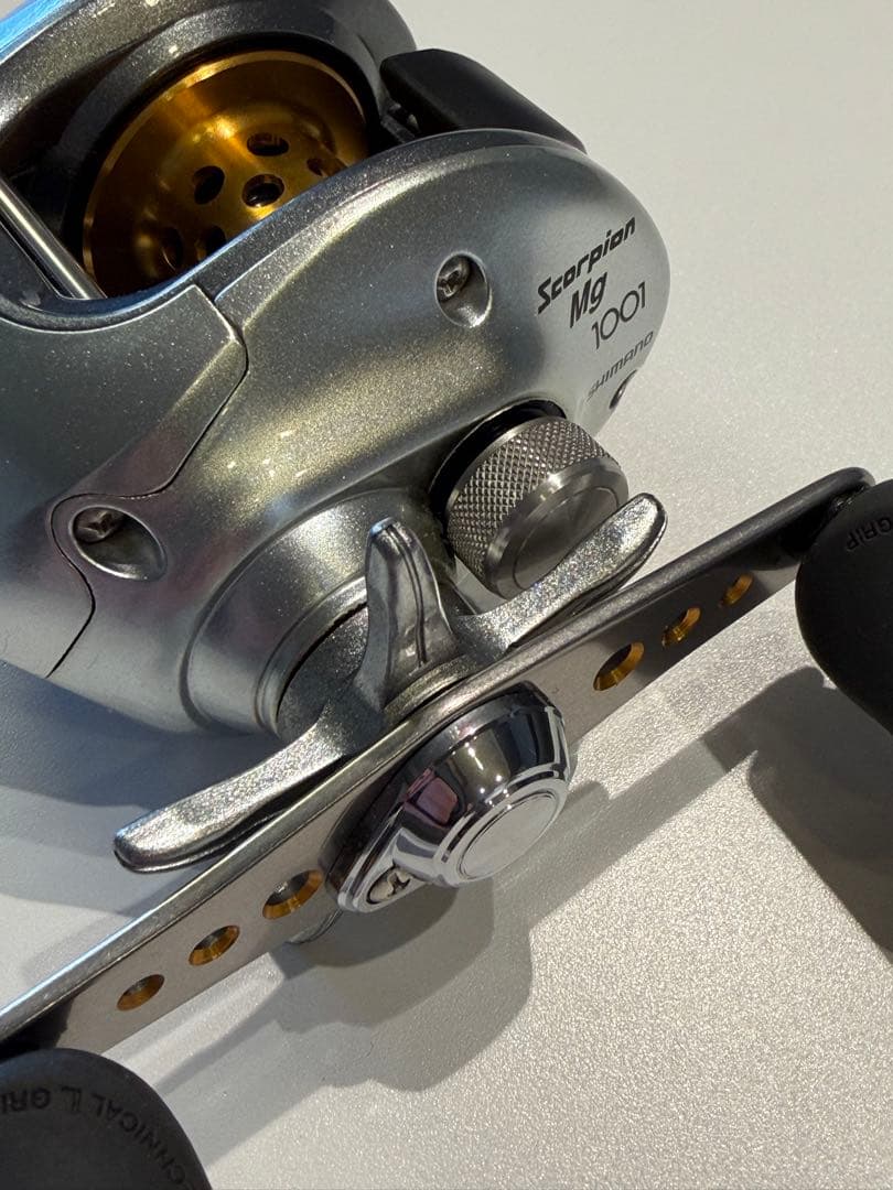 SHIMANO 04 Scorpion Mg 1001 ロングハンドル交換済