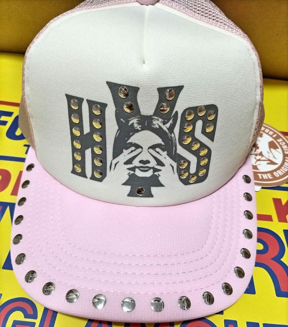 ヒステリックグラマー SEE NO EVIL スタッズ メッシュキャップ