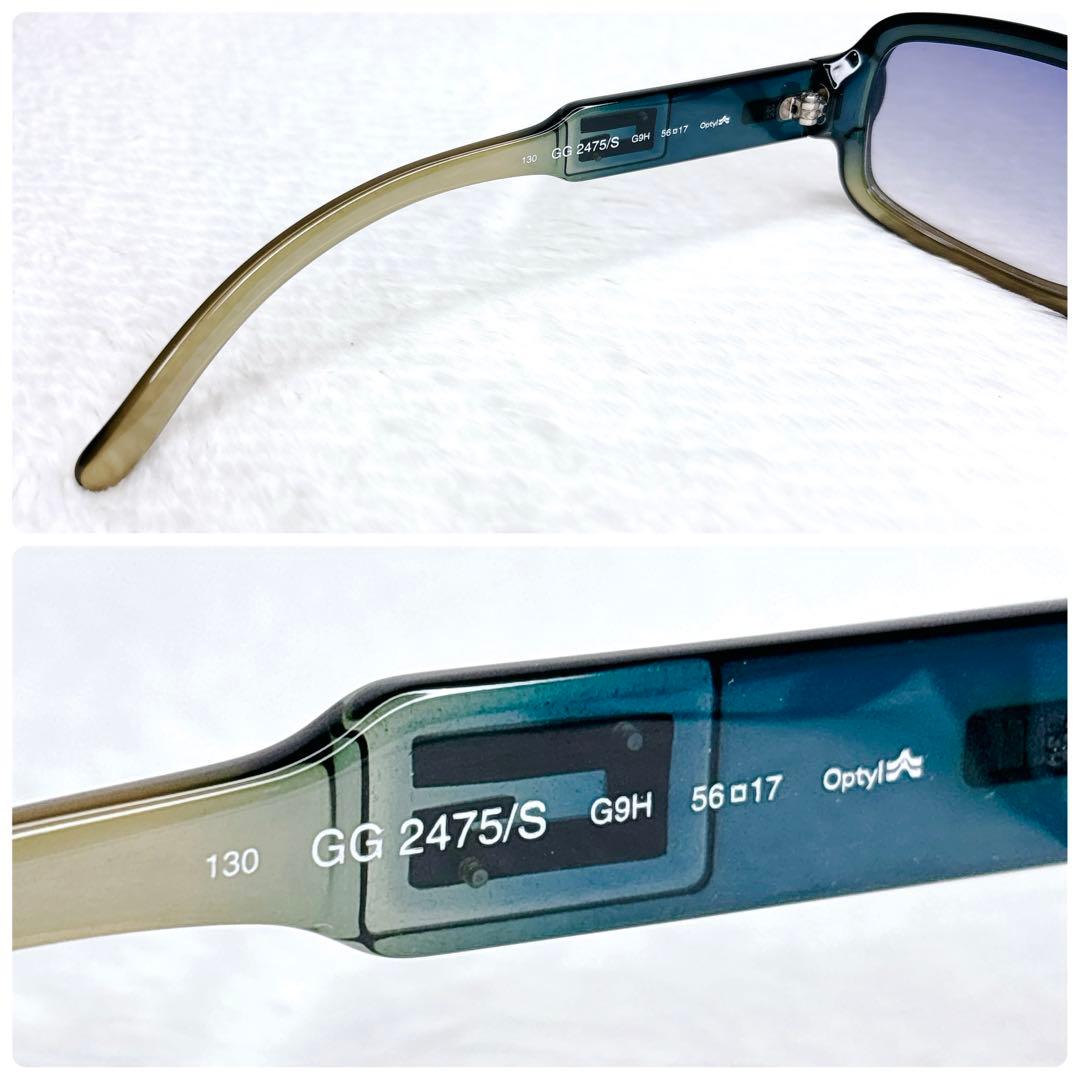 小物 GUCCI Sunglasses l Logo Clear Green