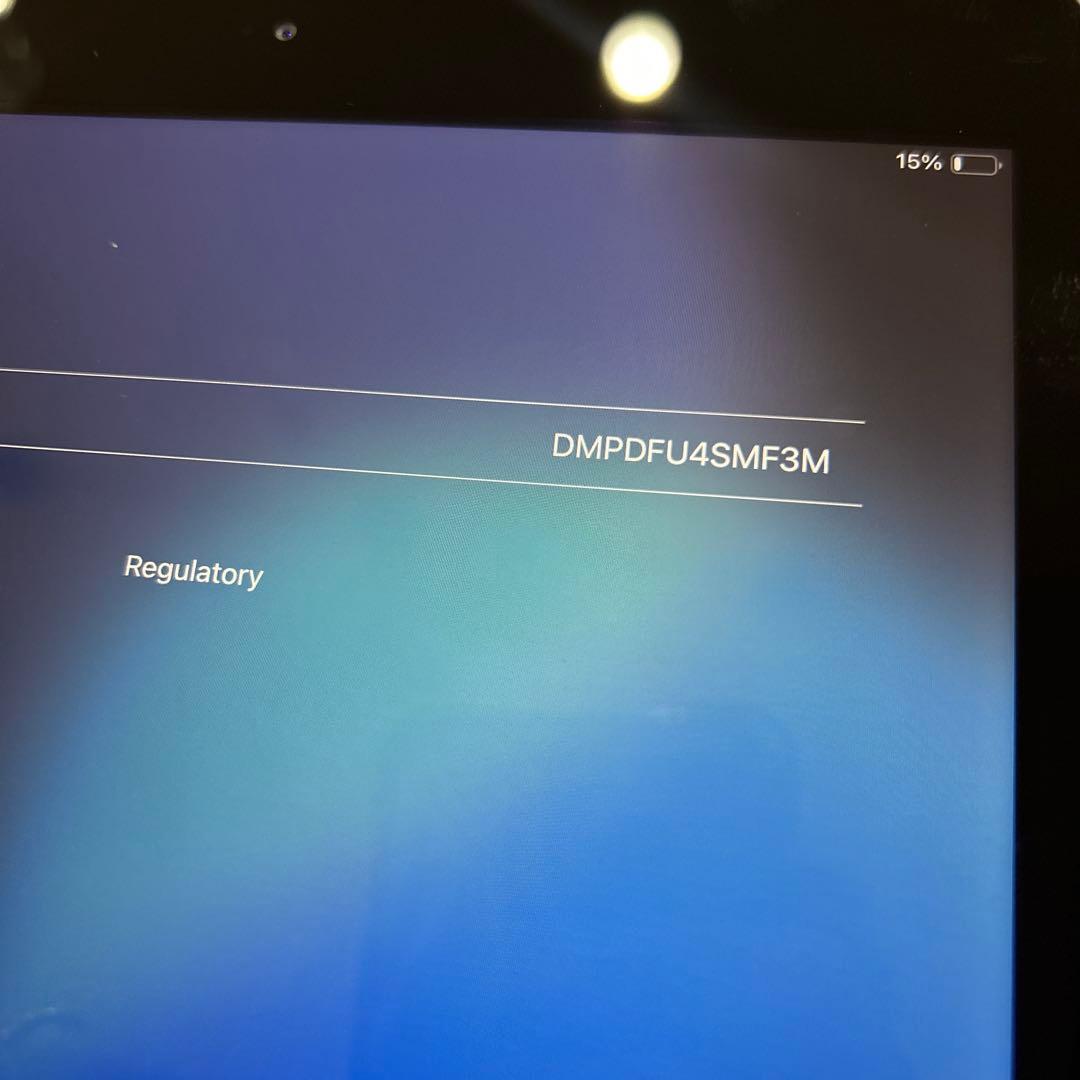 ①iPad 第7世代 MW752J/A バッテリー84% 32gb OS更新済
