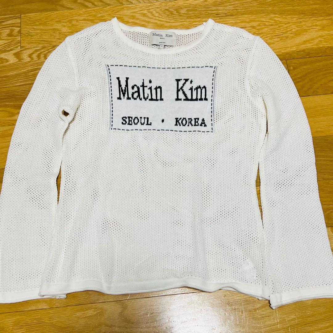 トップス Matin Kim CITY VACANCE MESH TOP IN WHITE
