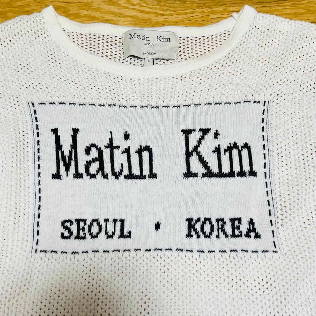 トップス Matin Kim CITY VACANCE MESH TOP IN WHITE