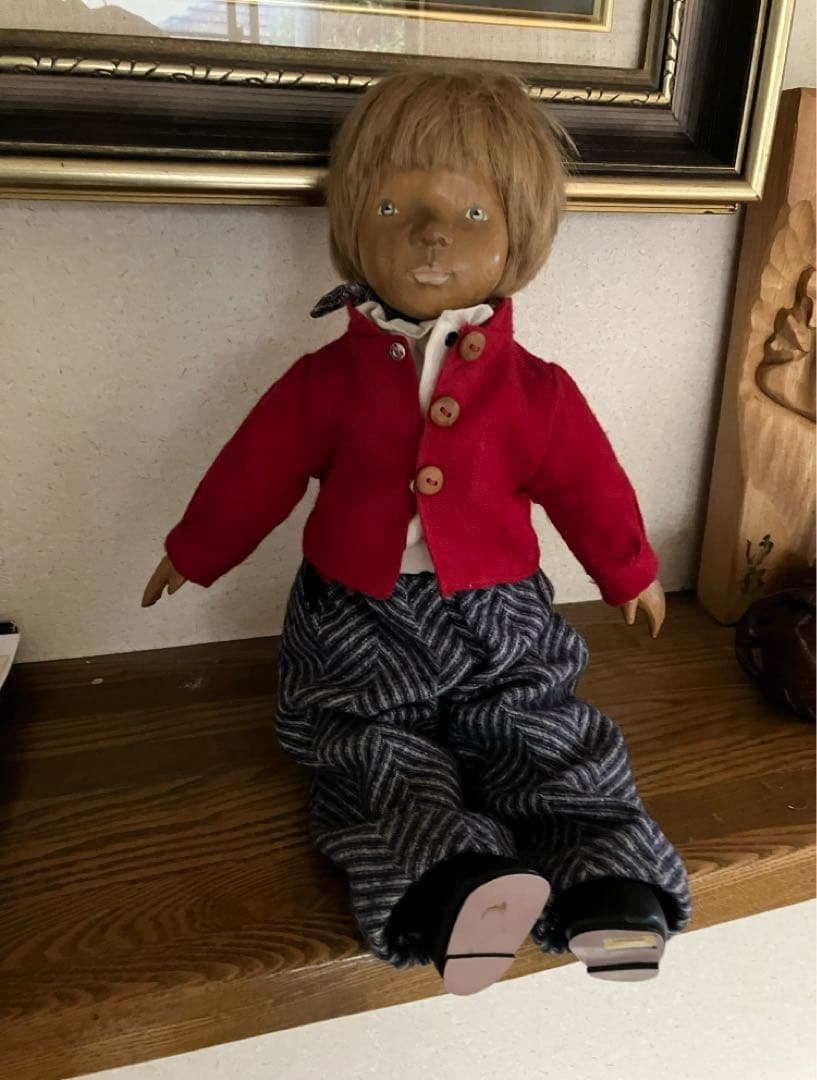 木製人形　ドイツ製　40㎝　男の子
