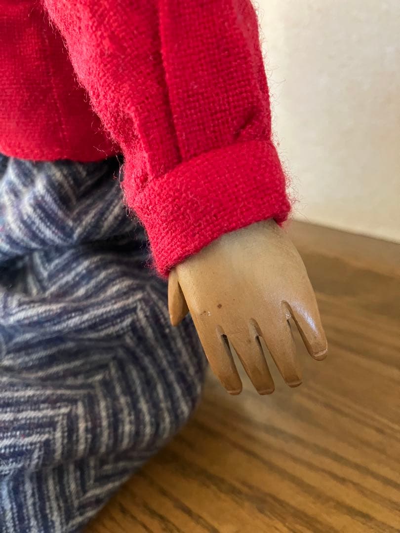 木製人形　ドイツ製　40㎝　男の子