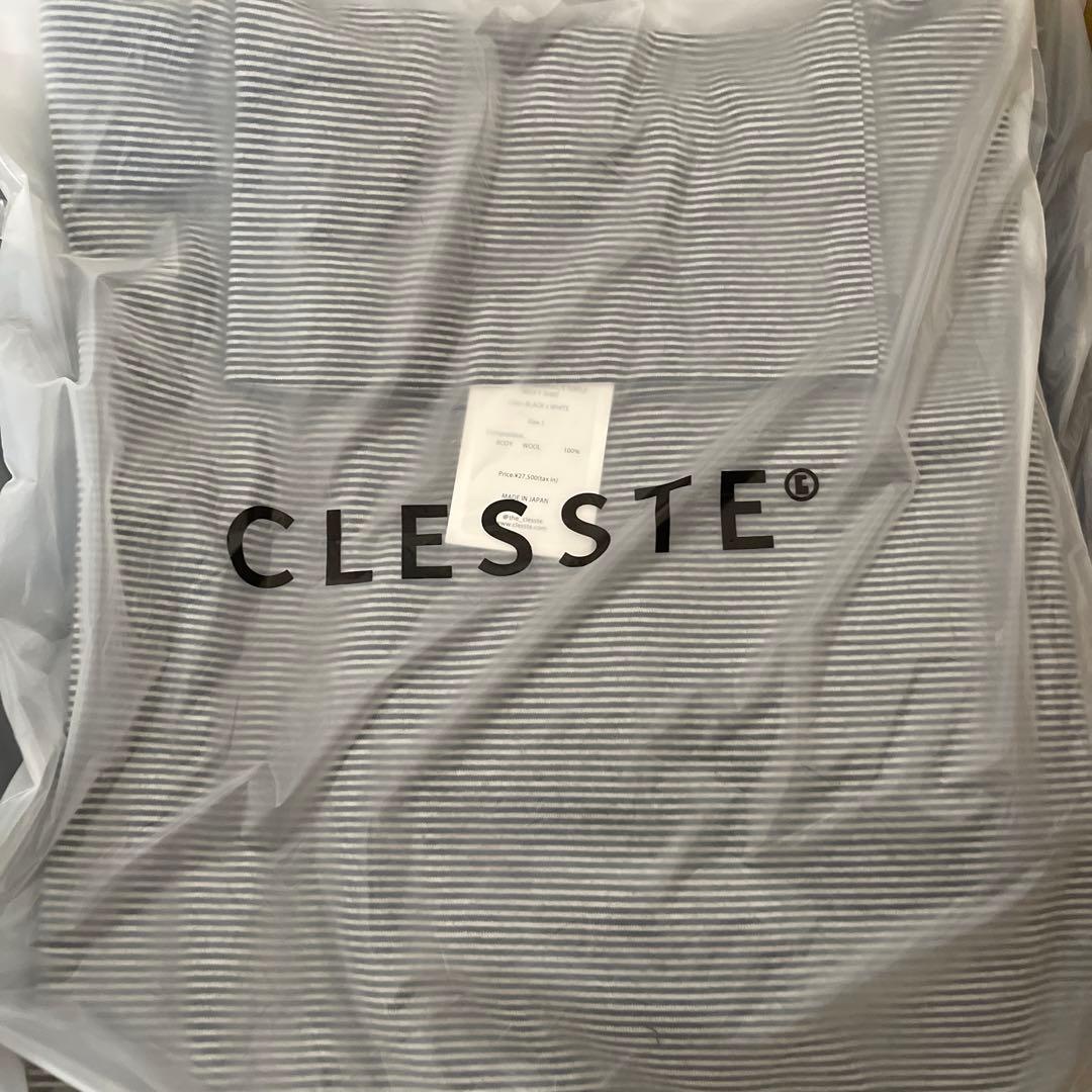 トップス CLESTTE WOOL BORDER TURTLE NECK size 1
