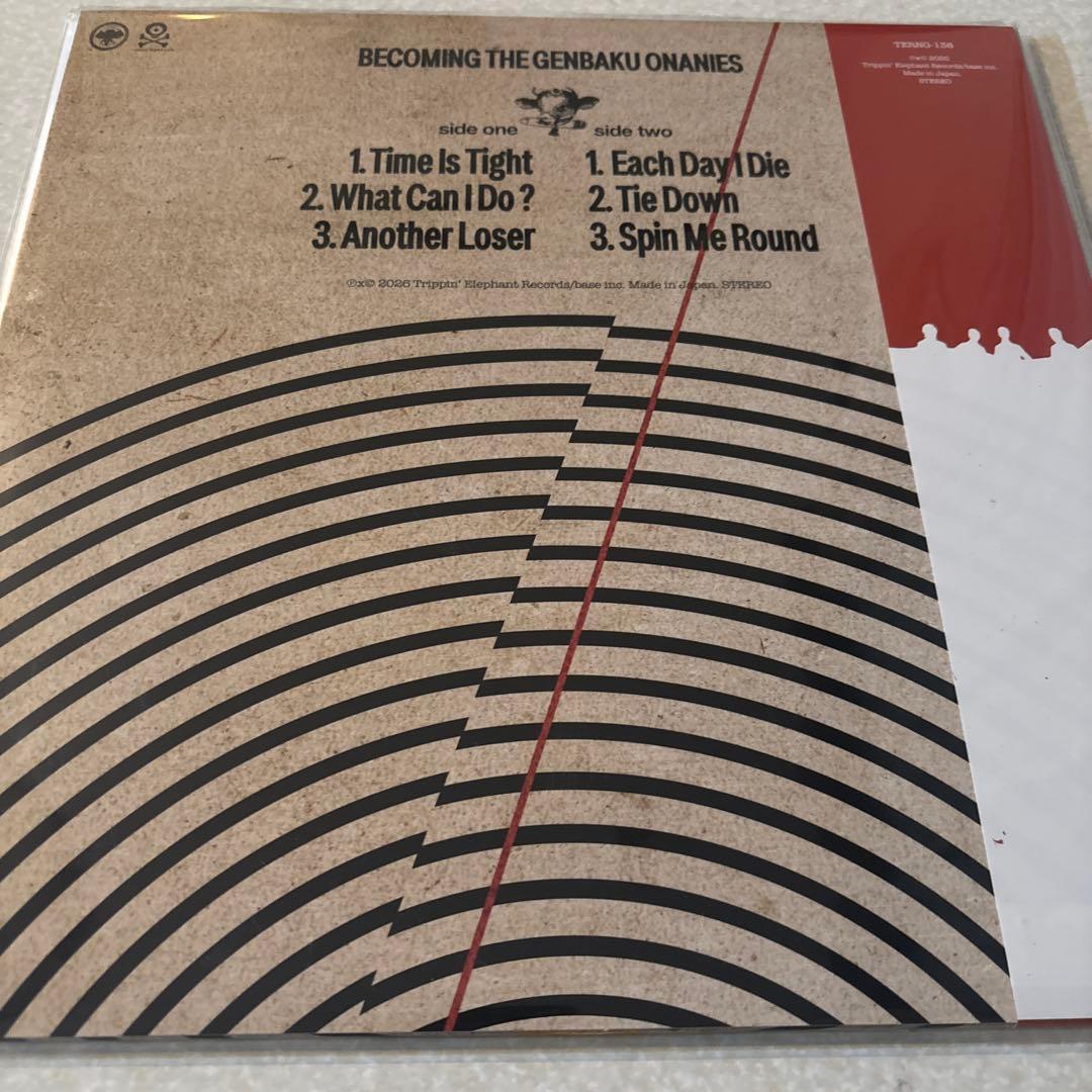 the 原爆オナニーズ「BECOMING」12”EPレコード 限定盤