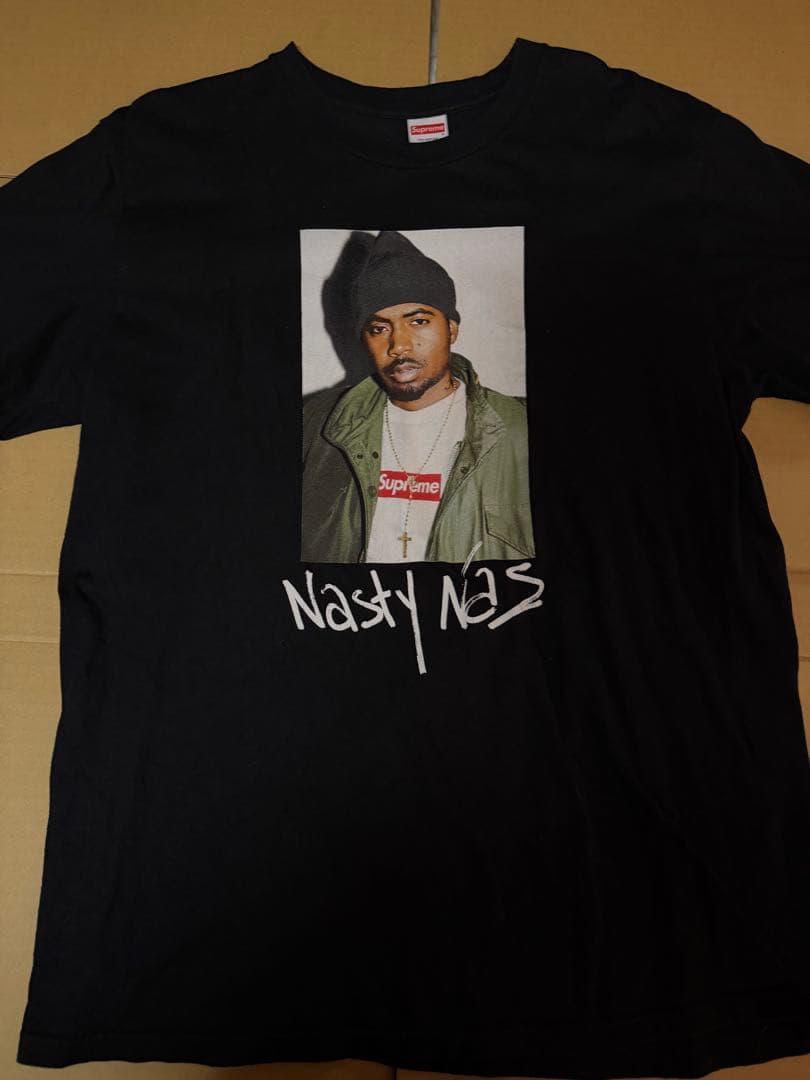 Supreme Nasty Nas Tシャツ Lサイズ ブラック