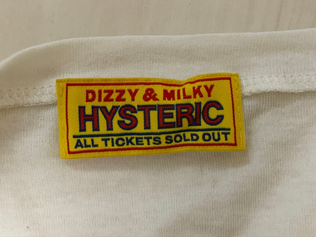 HYSTERIC GLAMOUR 変形カットソー オフホワイト