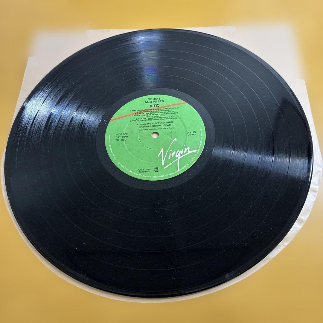 XTC / DRUMS & WIRES 輸入12inch＋7inchレコード