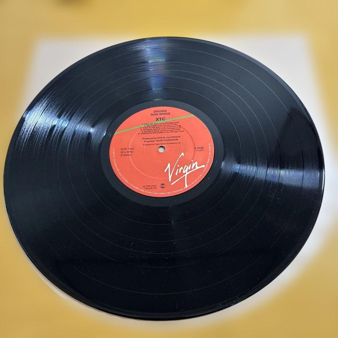 XTC / DRUMS & WIRES 輸入12inch＋7inchレコード