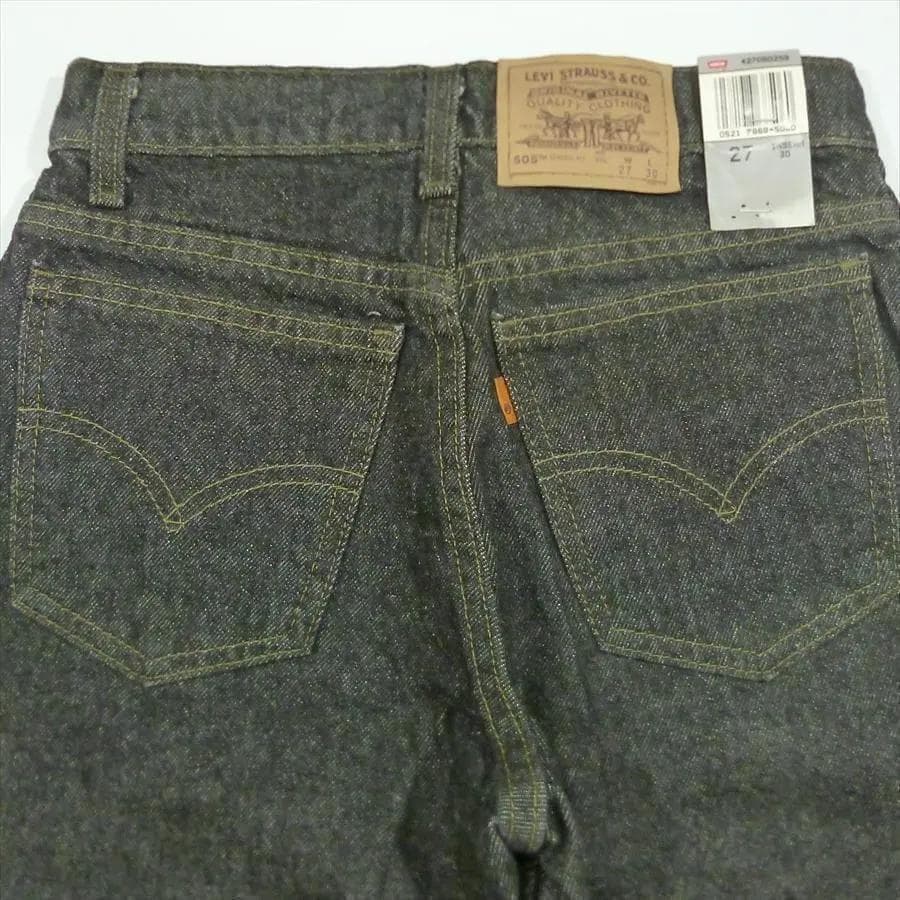 LEVI’S 505 STU Ⓡ Black W27 Made in USA