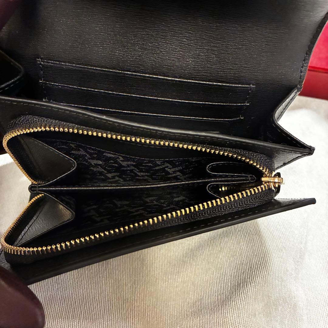 【新品】BALLY バリー EWOODY.O コンパクト財布 付属品箱、保存袋付