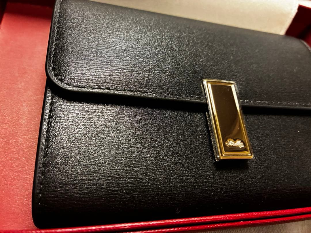 【新品】BALLY バリー EWOODY.O コンパクト財布 付属品箱、保存袋付