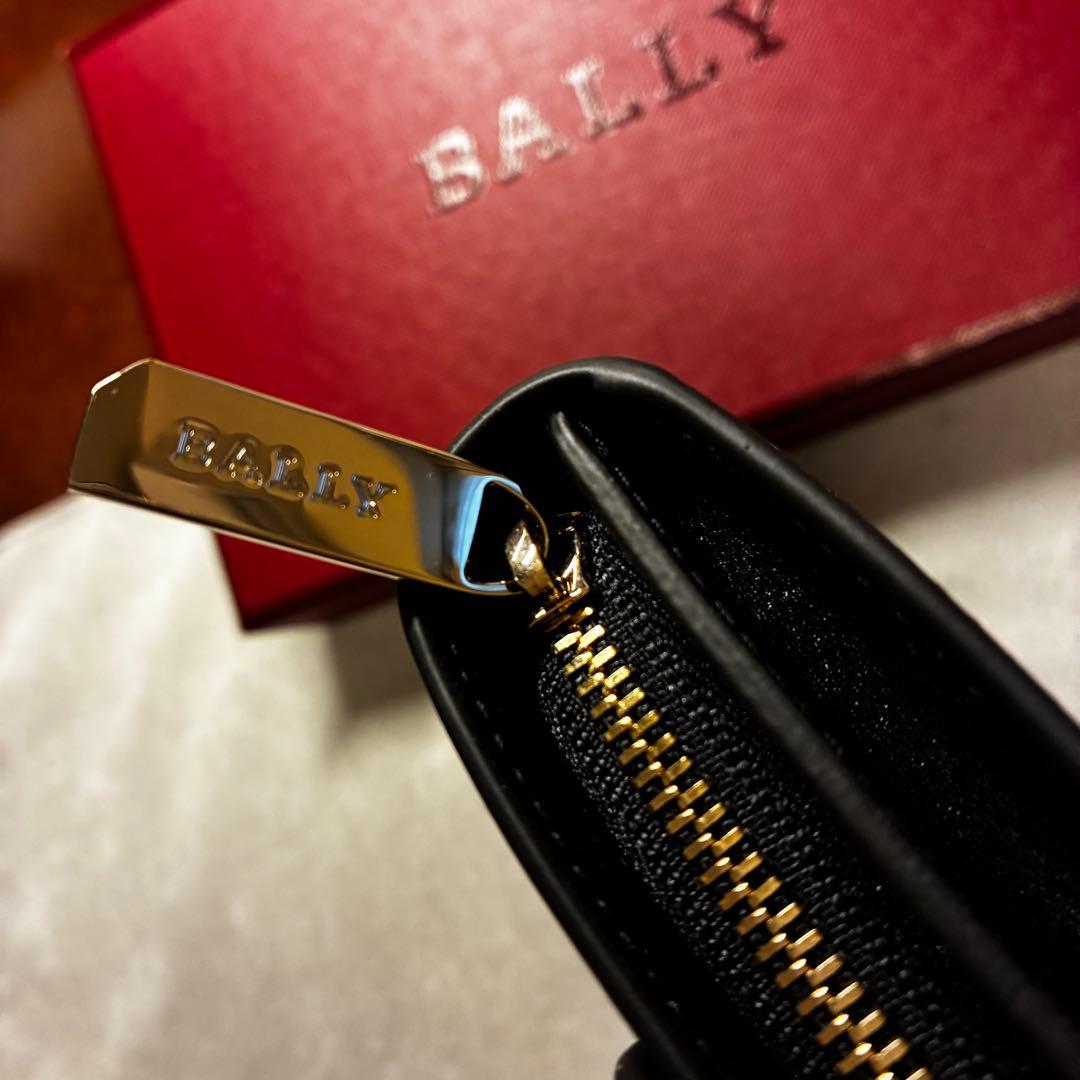 【新品】BALLY バリー EWOODY.O コンパクト財布 付属品箱、保存袋付
