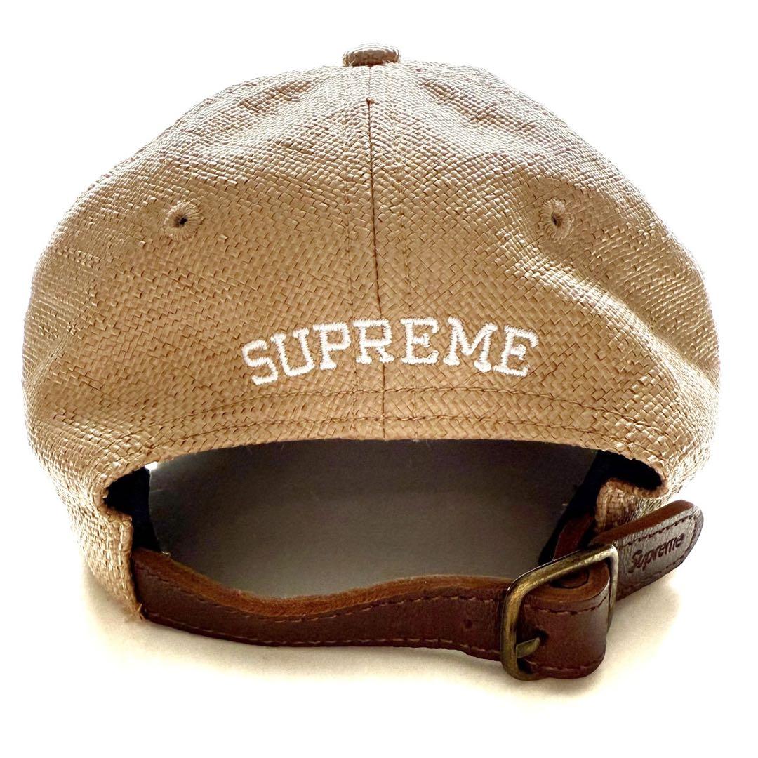 【希少】 Supreme Sロゴ 刺繍 ラフィア調 刻印入りストラップ USA製