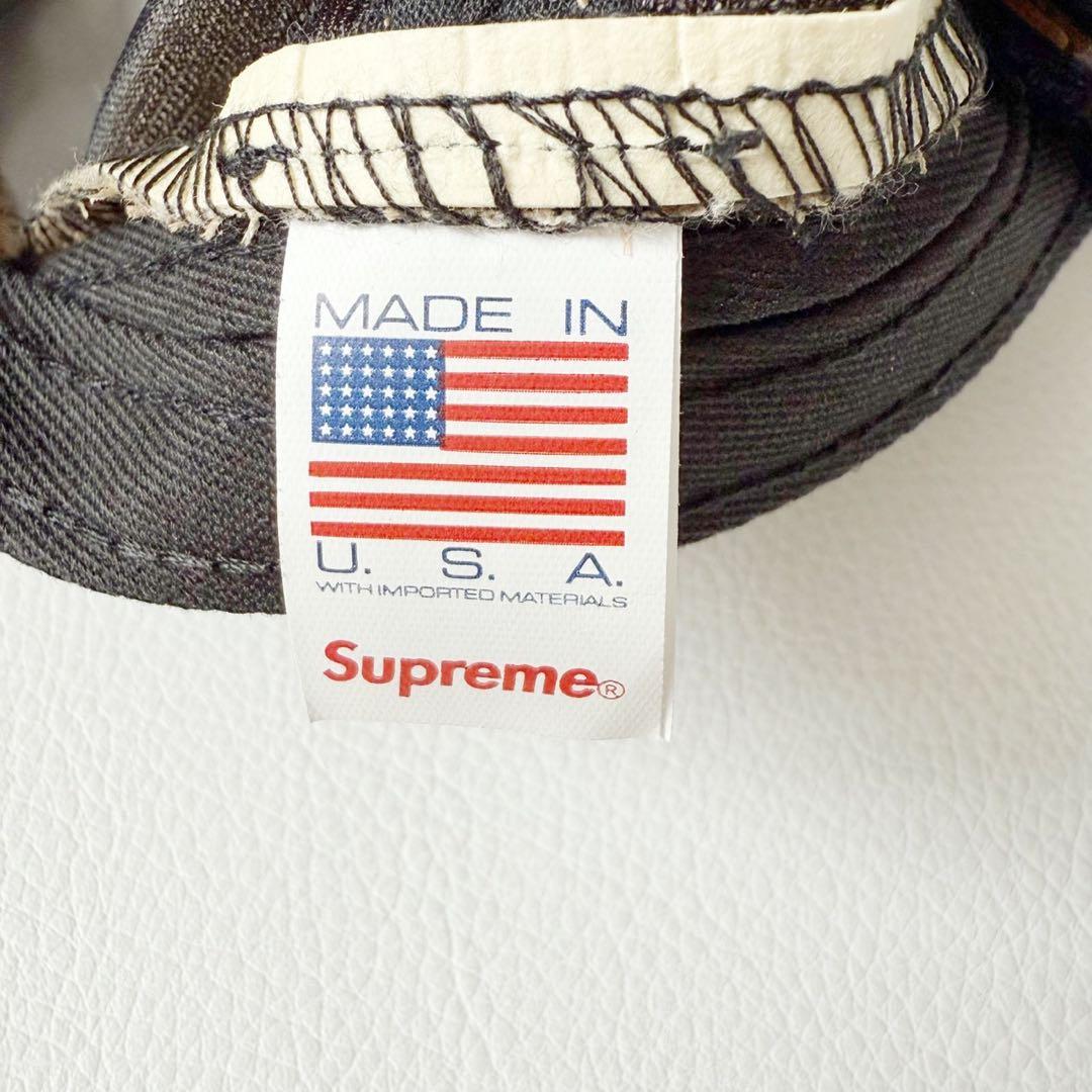 【希少】 Supreme Sロゴ 刺繍 ラフィア調 刻印入りストラップ USA製