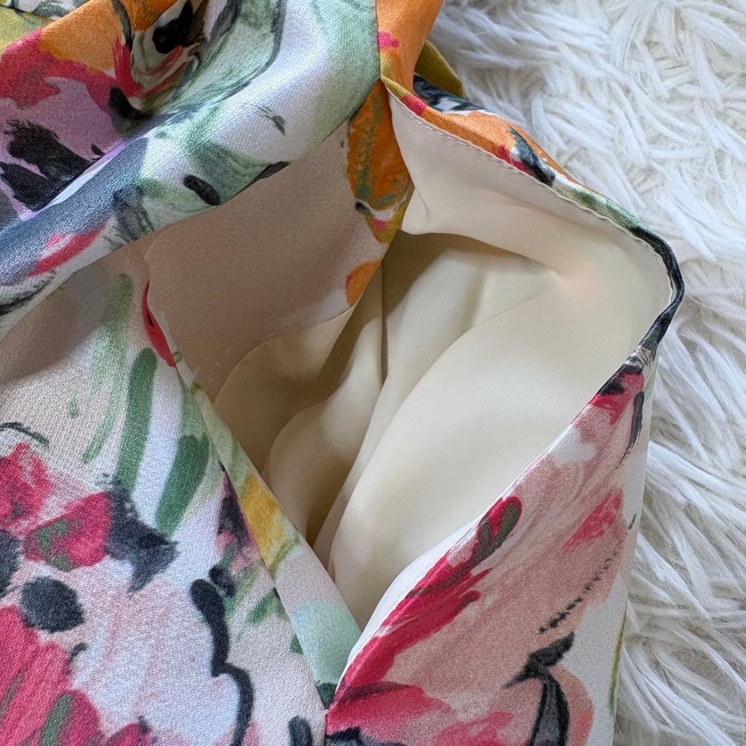 未使用級！ エムズグレイシー ボタニカル 花柄ワンピース Lサイズ