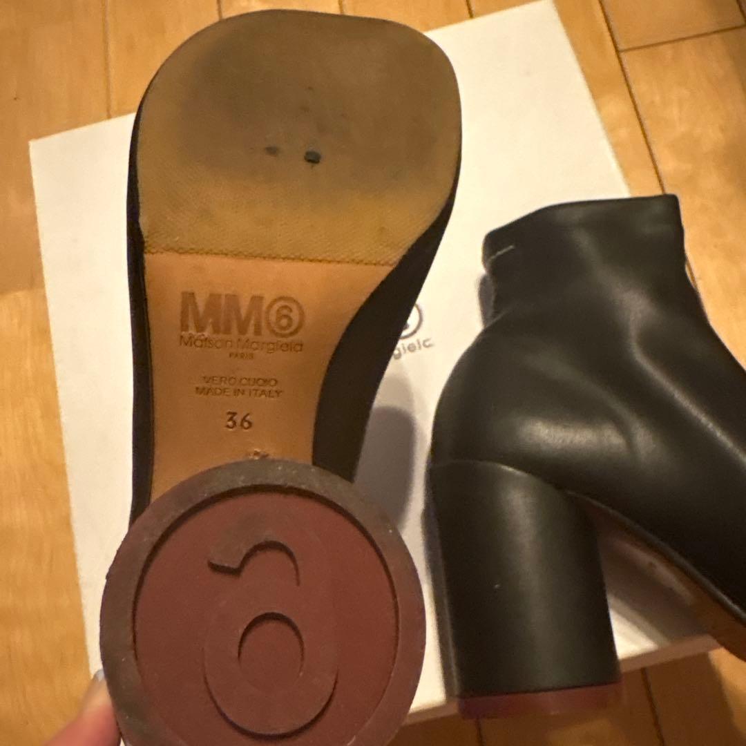 最終値下MM6 Maison Margielaアンクルブーツメゾンマルジェラ
