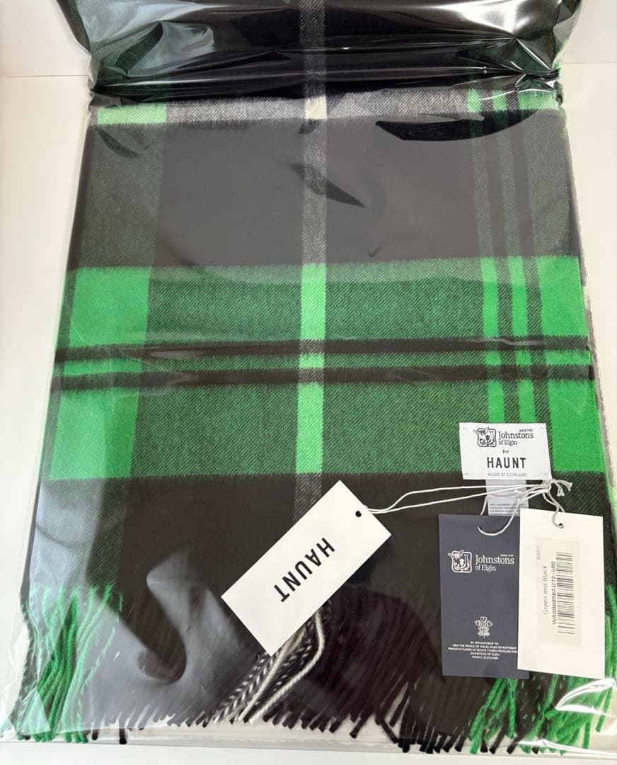 HAUNT別注☆Johnstons ジョンストンズ カシミア大判ストール 新品