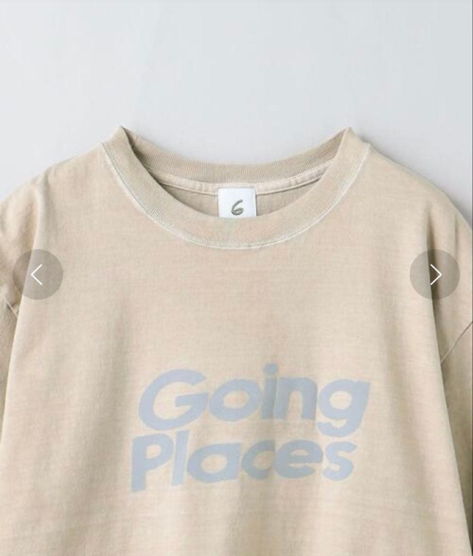 トップス 6(ROKU) GOING PLACES T-SHIRT