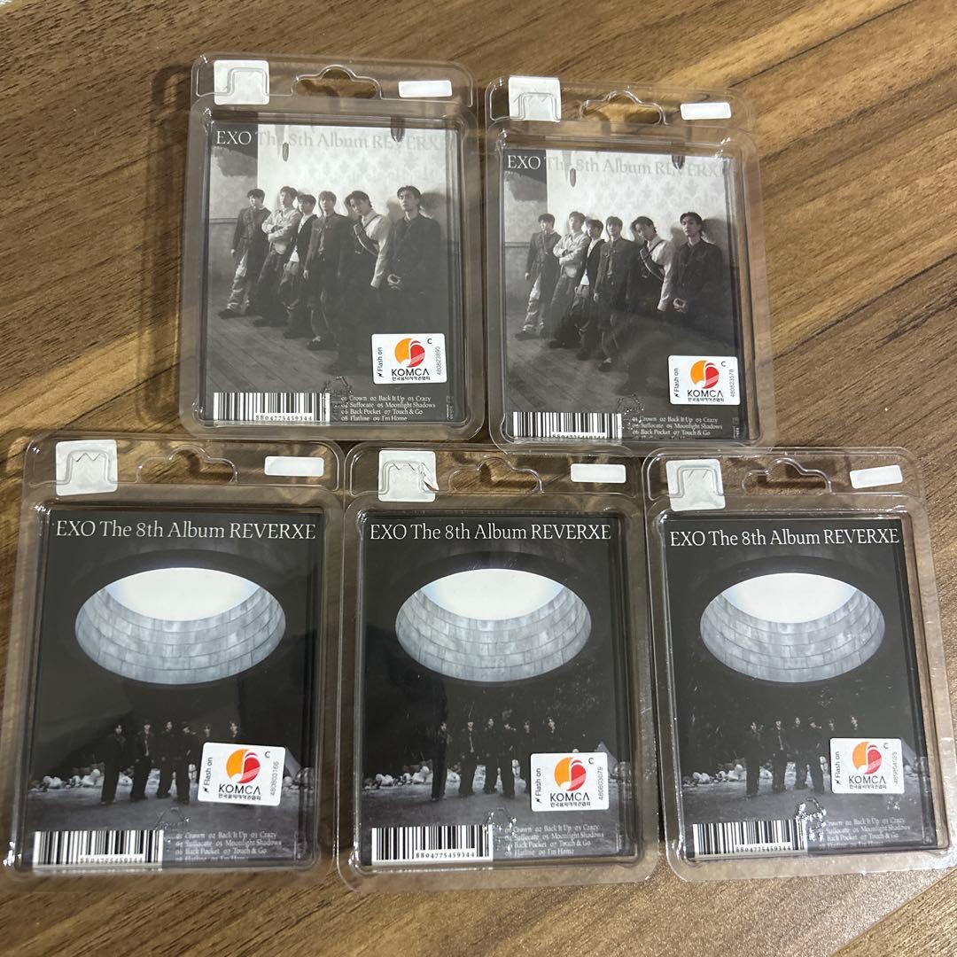 (Berriz5個セット①)EXO REVERXE SMini ver新品未開封