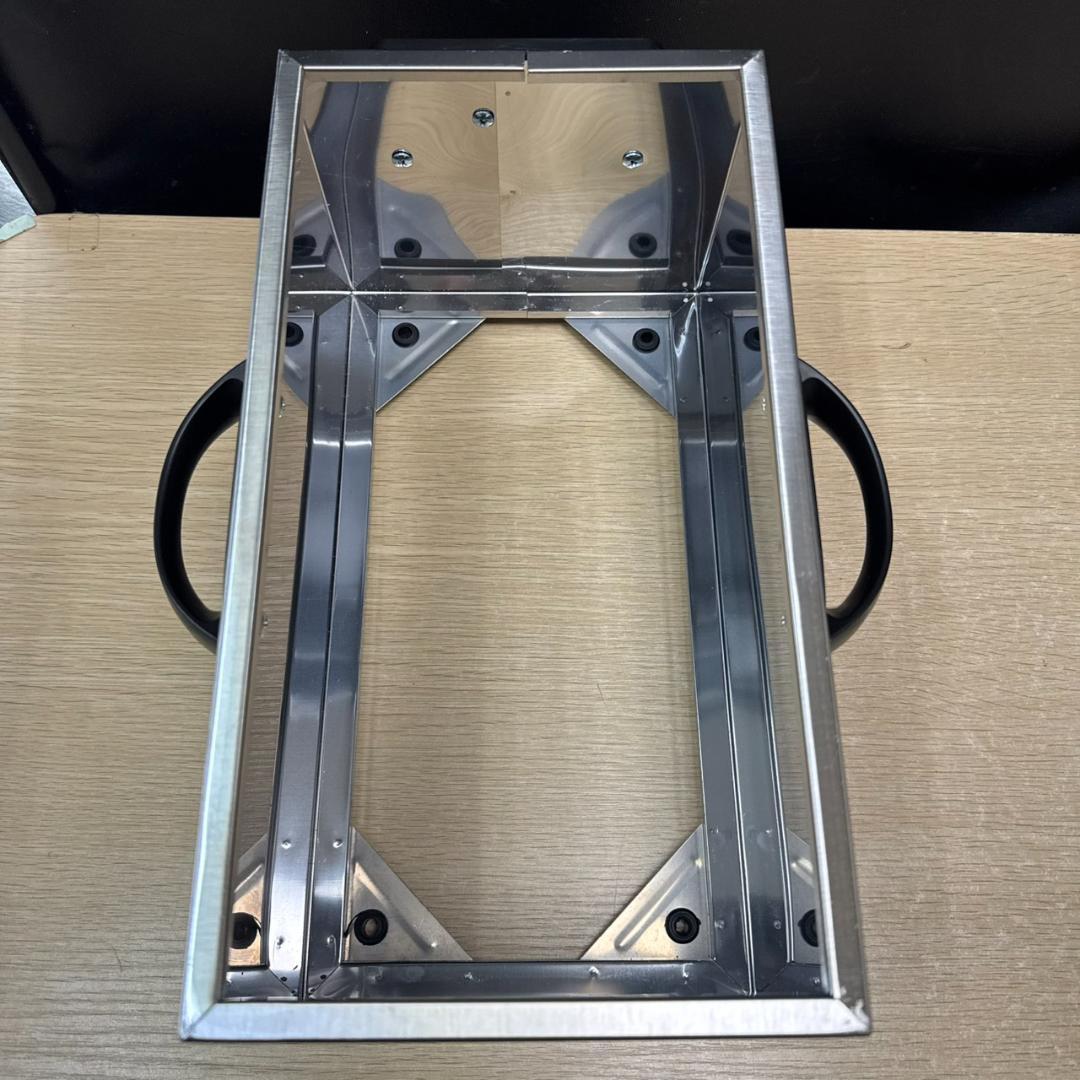★ステンレス製電気フライヤー　4L　タイマー付　60-200℃