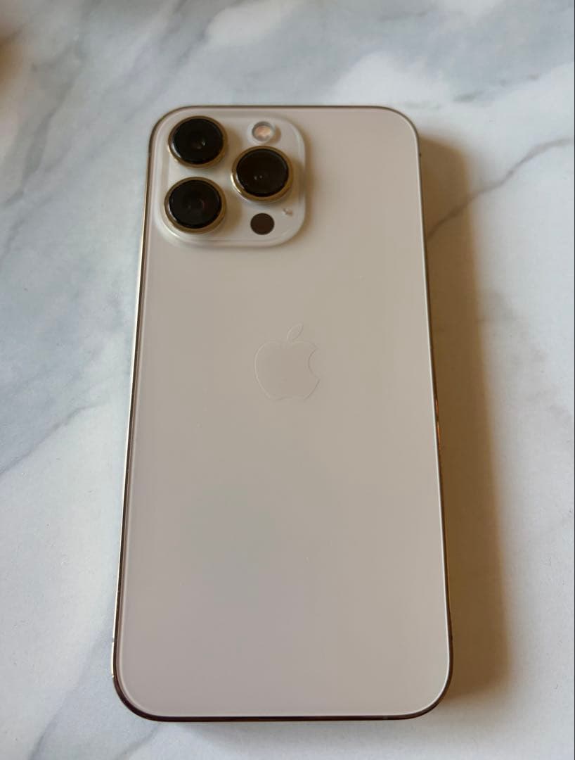 MiPhone13Proゴールド128GB バッテリー100% ケーブル付