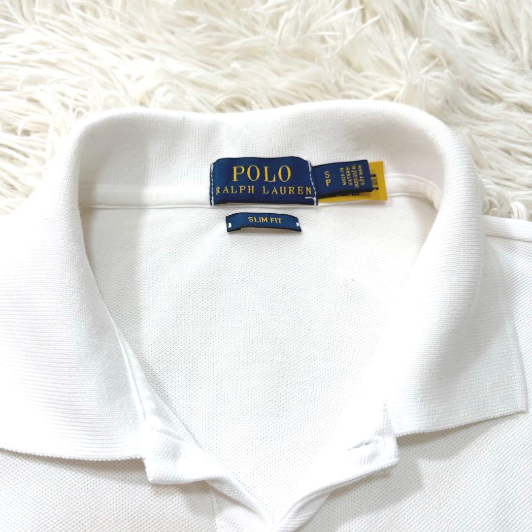 ✨美品✨ポロラルフローレン　スリムフィット ストレッチ ポロシャツ　現行QRタグ