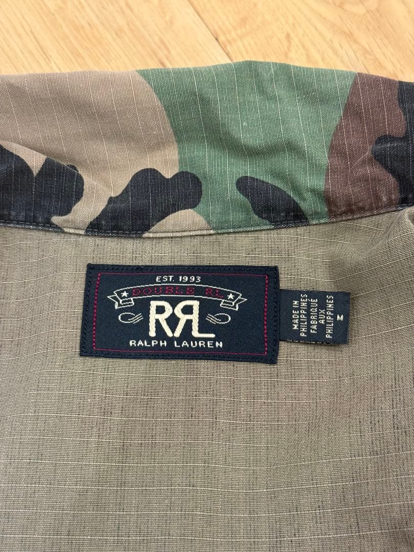 RRL ダブルアールエル 迷彩 シャツ ジャケット M カモ ジョニーデップ