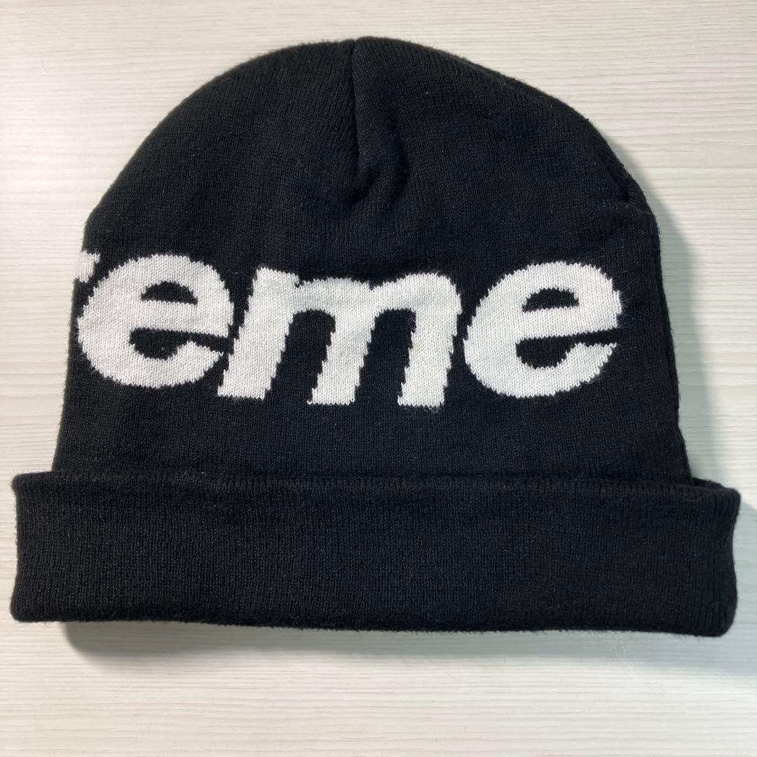 Supreme ビックロゴビーニー ブラック