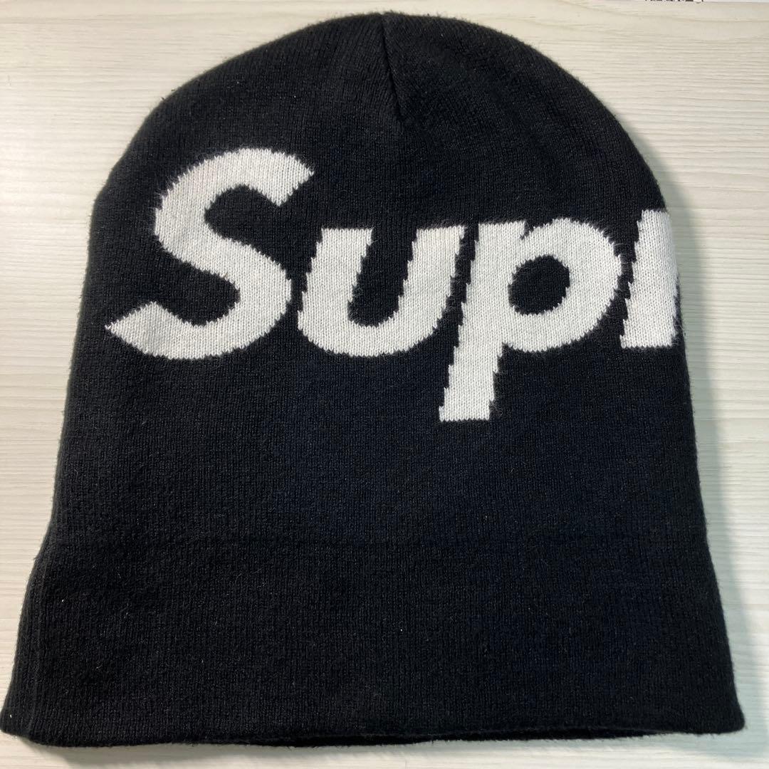 Supreme ビックロゴビーニー ブラック