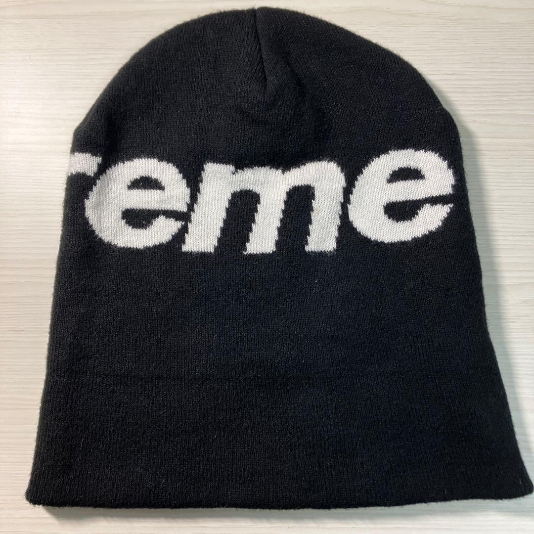 Supreme ビックロゴビーニー ブラック