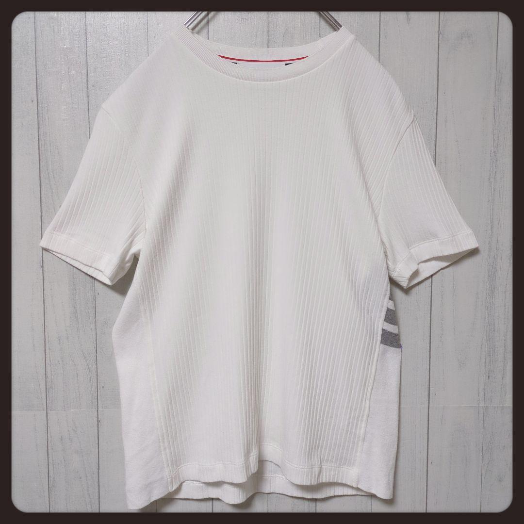 【人気・定番】トムブラウン☆4BAR ハイツウィスト Tシャツ XXL ホワイト