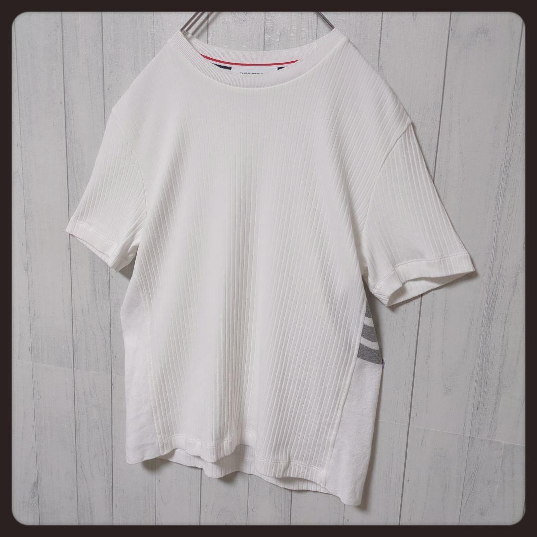 【人気・定番】トムブラウン☆4BAR ハイツウィスト Tシャツ XXL ホワイト