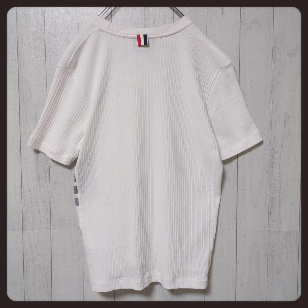 【人気・定番】トムブラウン☆4BAR ハイツウィスト Tシャツ XXL ホワイト
