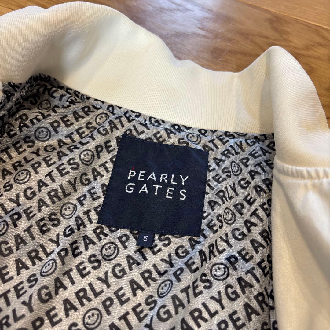 PEARLY GATES★オシャレなビッグロゴ スエードジャケット5★ニコちゃん