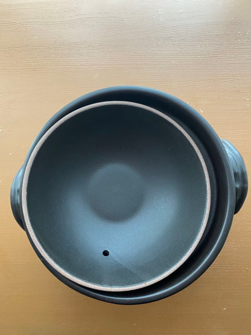 【未使用】 萬古焼ごはん鍋　大黒窯　華月　セリオン3合炊き