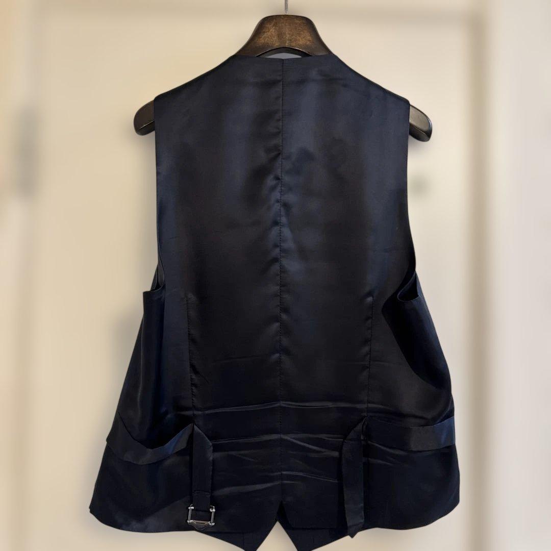 LARDINI ネイビー ベスト 48 REG