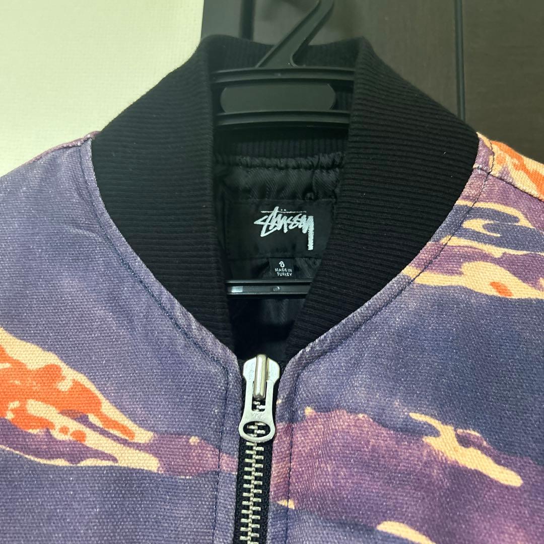 【値下げ可】STUSSY TIGRIS CANVAS BOMBER JACKET