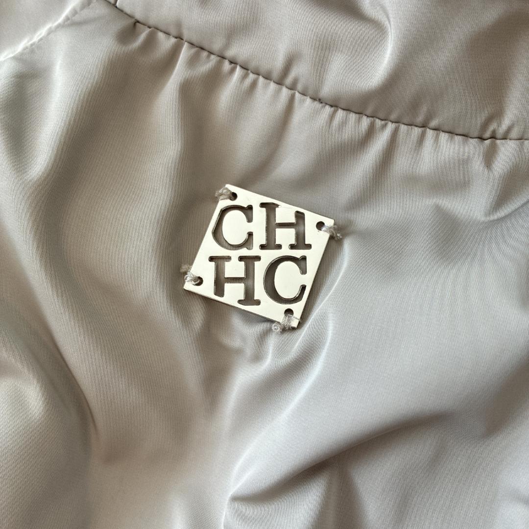 美品 CH CAROLINA HERRERA バルーンコート M相当 リボン