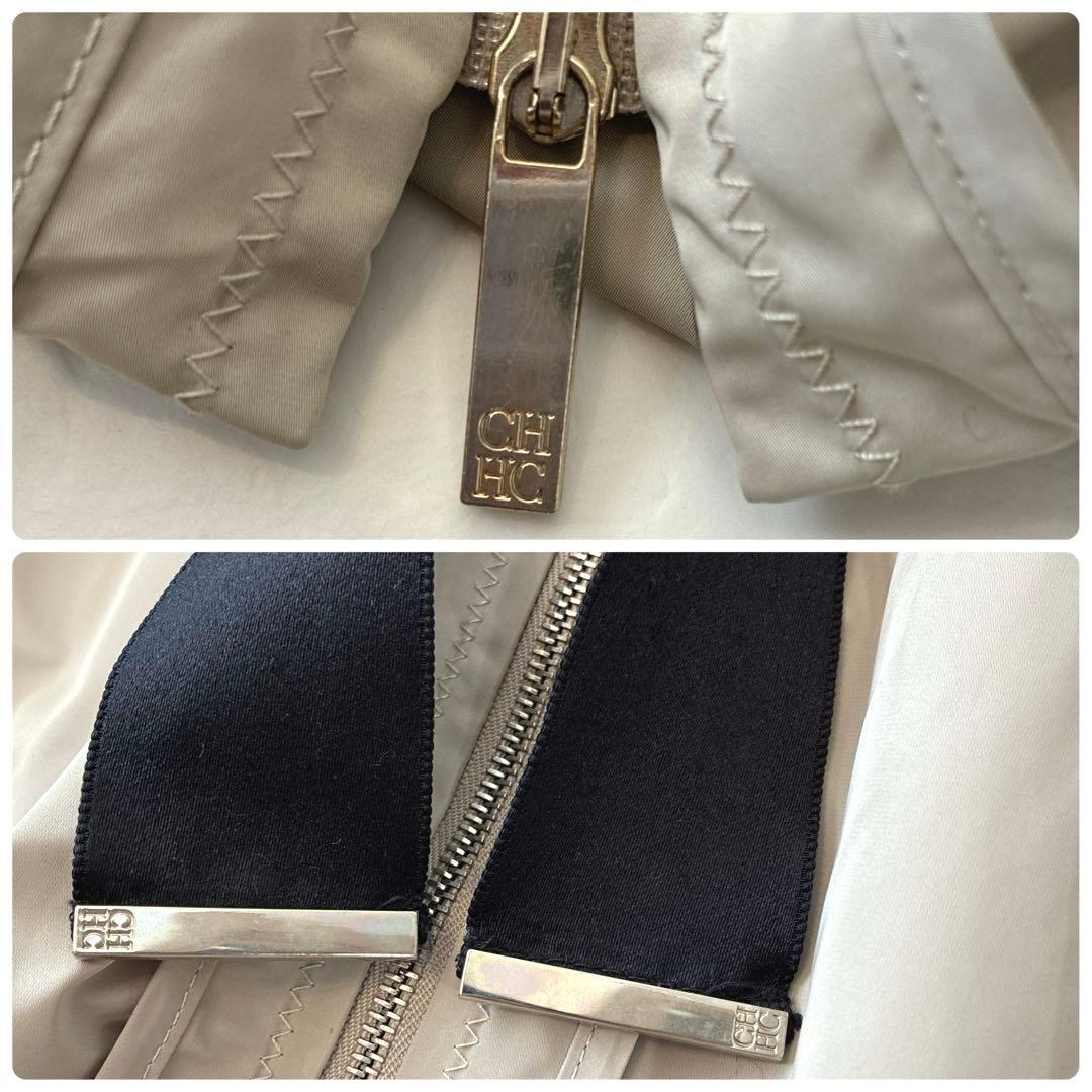 美品 CH CAROLINA HERRERA バルーンコート M相当 リボン